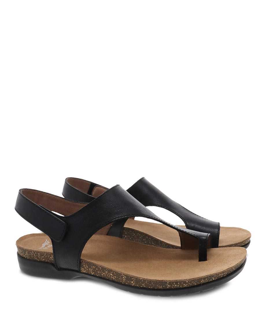 Dansko Reece Black Waxy Burnished