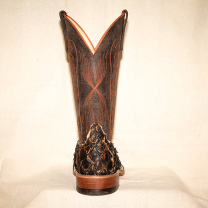 Anderson Bean Arapaima/Bison with Orange Stitch