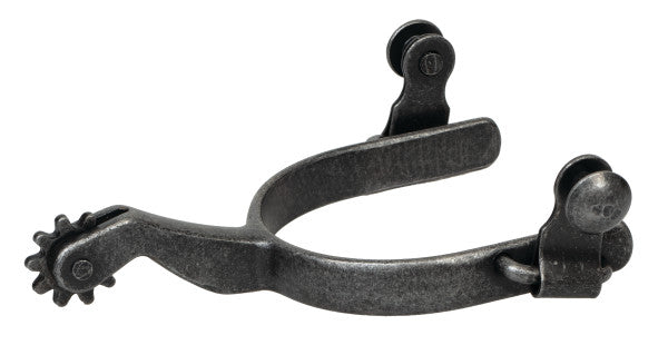 Weaver Ladies Roping Rowel Spurs Black