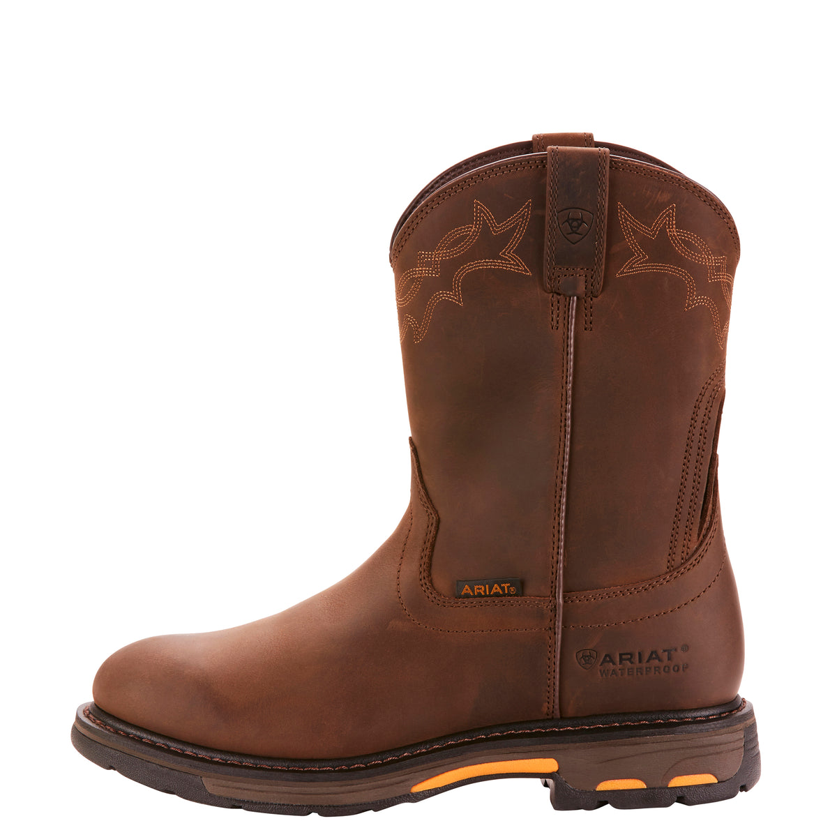 Ariat Workhog Oily Distressed Brown Waterproof EH