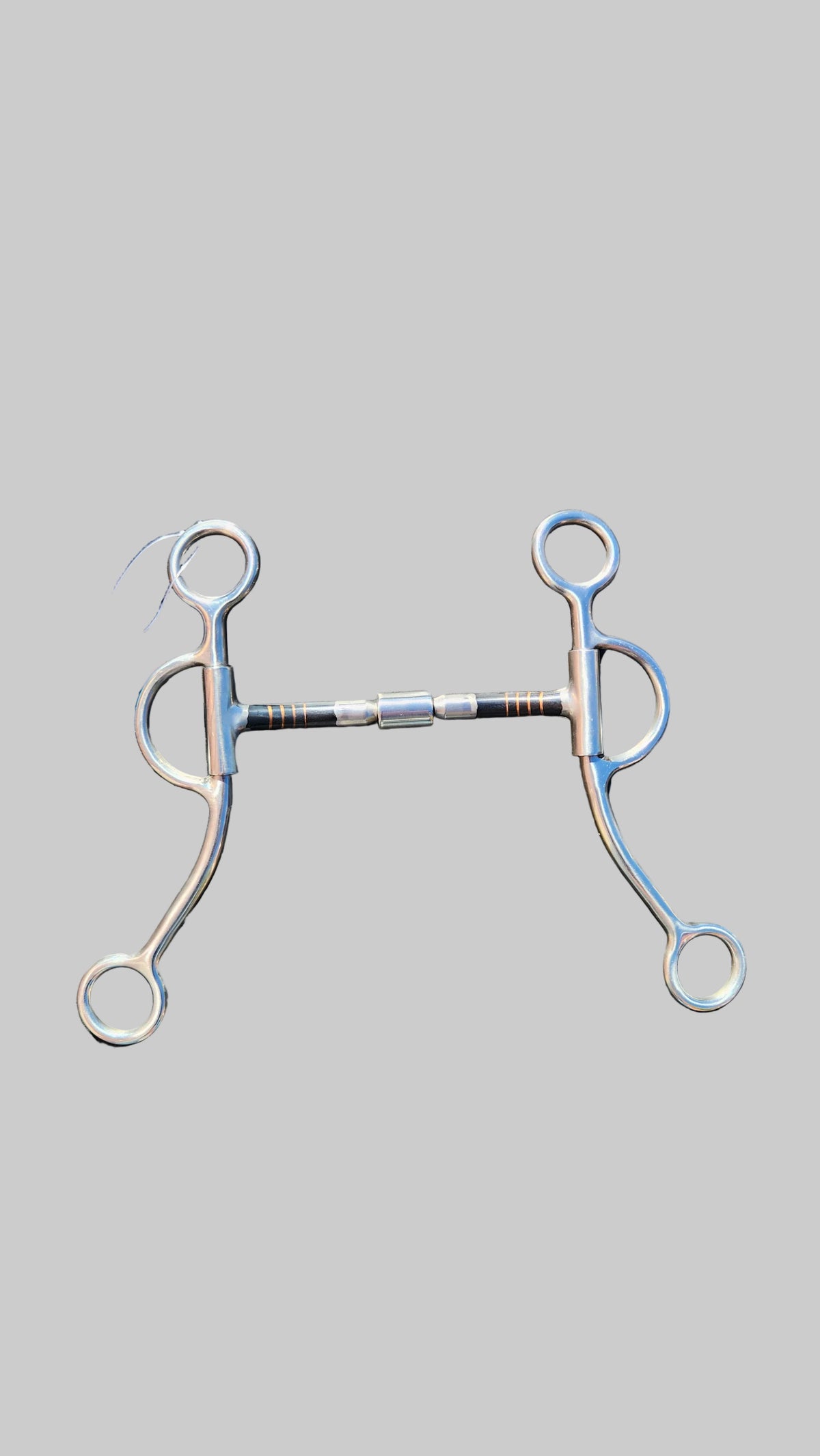 Cowboy Tack Hunged Barrel Loose Cheek Bit