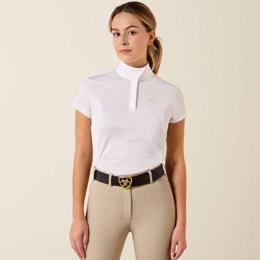 Ariat Youth Aptos Show Shirt White