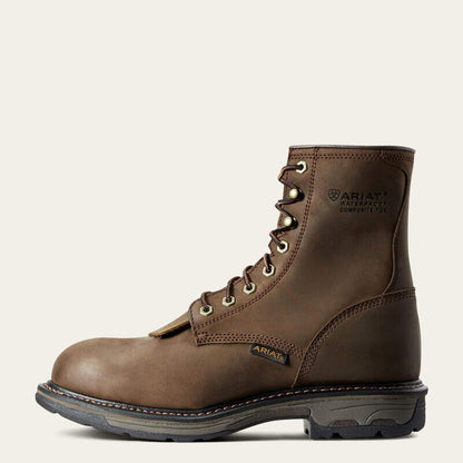 Ariat Workhog 8" Lacer Oily Distressed Brown Composite Toe Waterproof EH