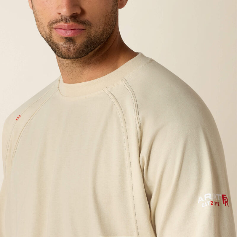 Ariat FR Work Crew Long Sleeve Tee Sand