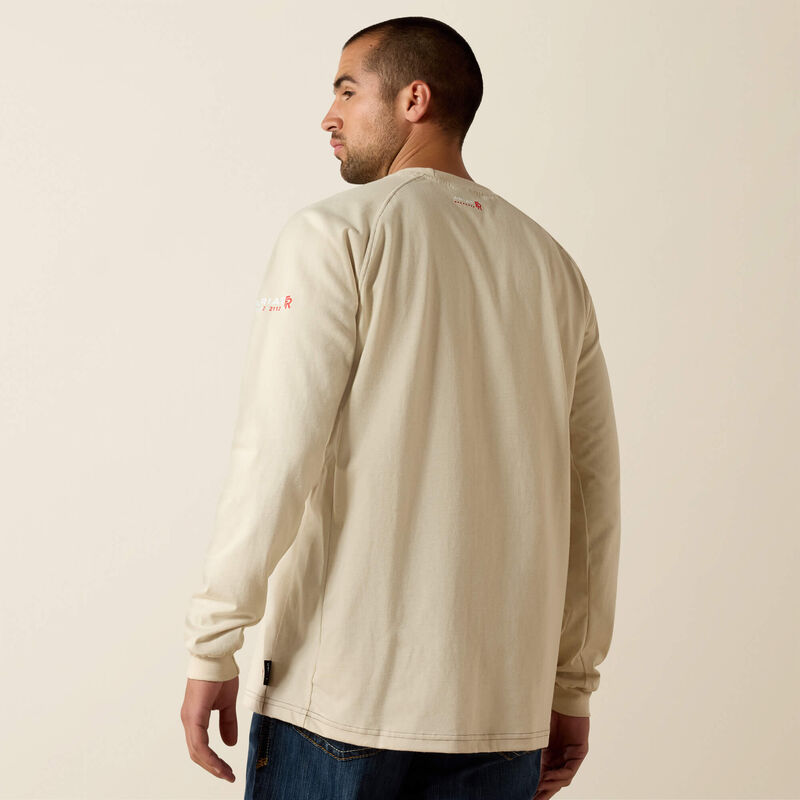 Ariat FR Work Crew Long Sleeve Tee Sand