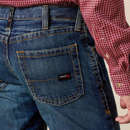 Ariat FR M5 Straight Basic Stackable Straight Leg Jean Clay