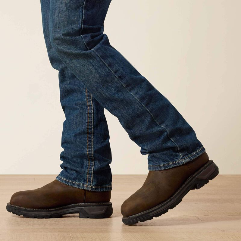 Ariat FR M5 Straight Basic Stackable Straight Leg Jean Clay