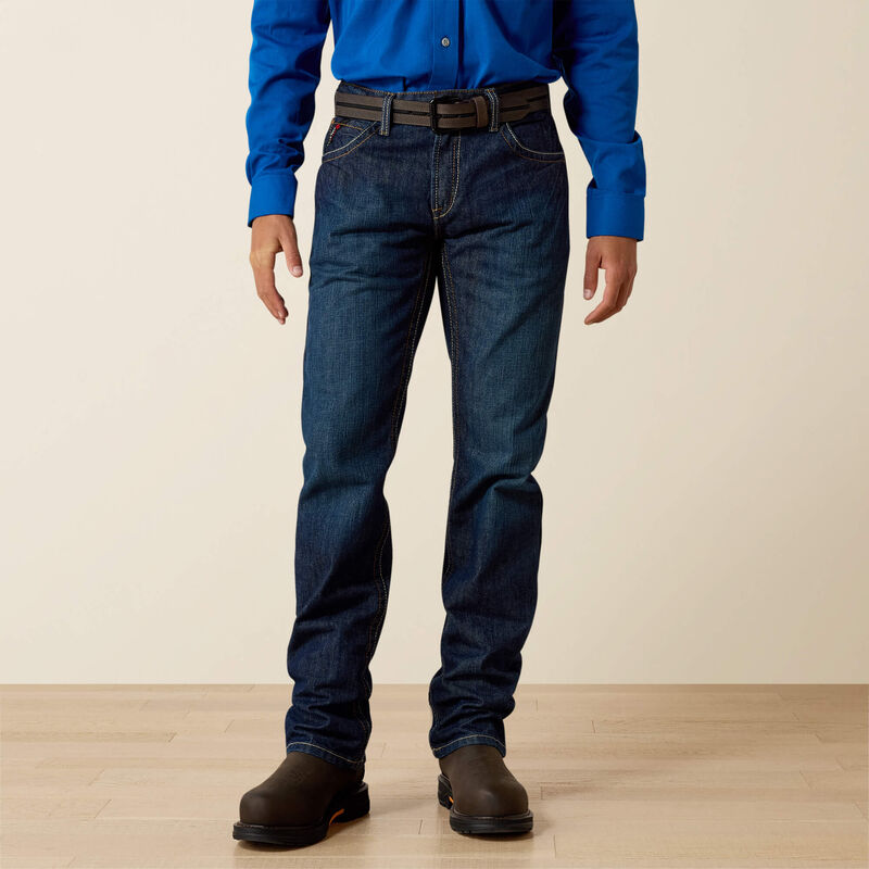 Ariat FR M5 Straight Basic Stackable Straight Leg Jean Shale