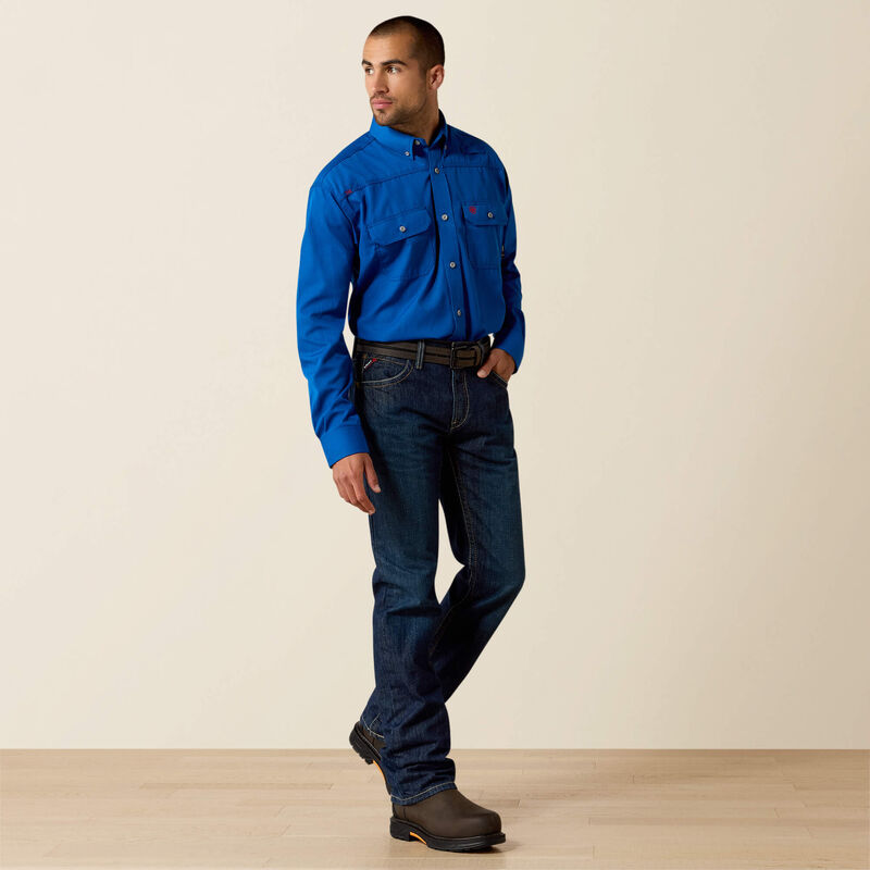 Ariat FR M5 Straight Basic Stackable Straight Leg Jean Shale