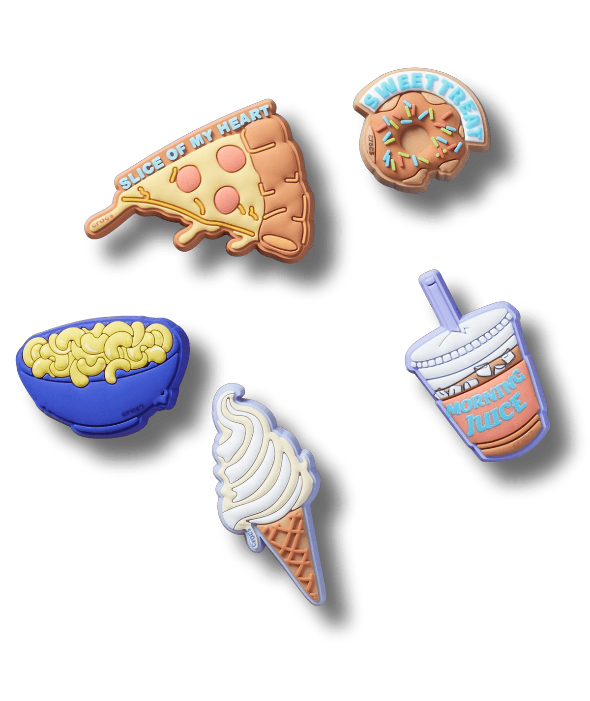 Jibbitz Funny Foods 5 Pack