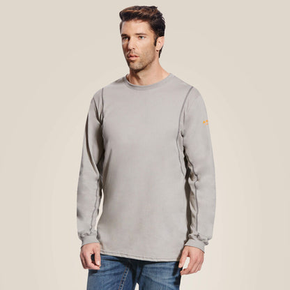 Ariat Long Sleeve FR AC Crew Silver Fox