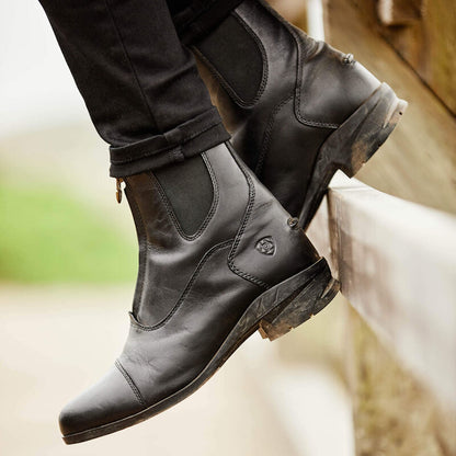 Ariat Heritage IV Zip H2O Black