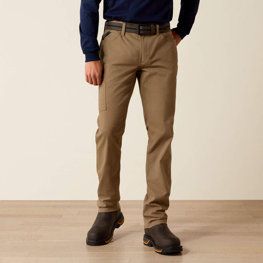 Rebar M4 Low Rise DuraStretch Made Tough Stackable Straight Leg Pant Field Khaki
