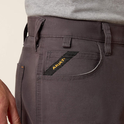 Ariat Rebar DuraStretch Made Tough Short Rebar Grey