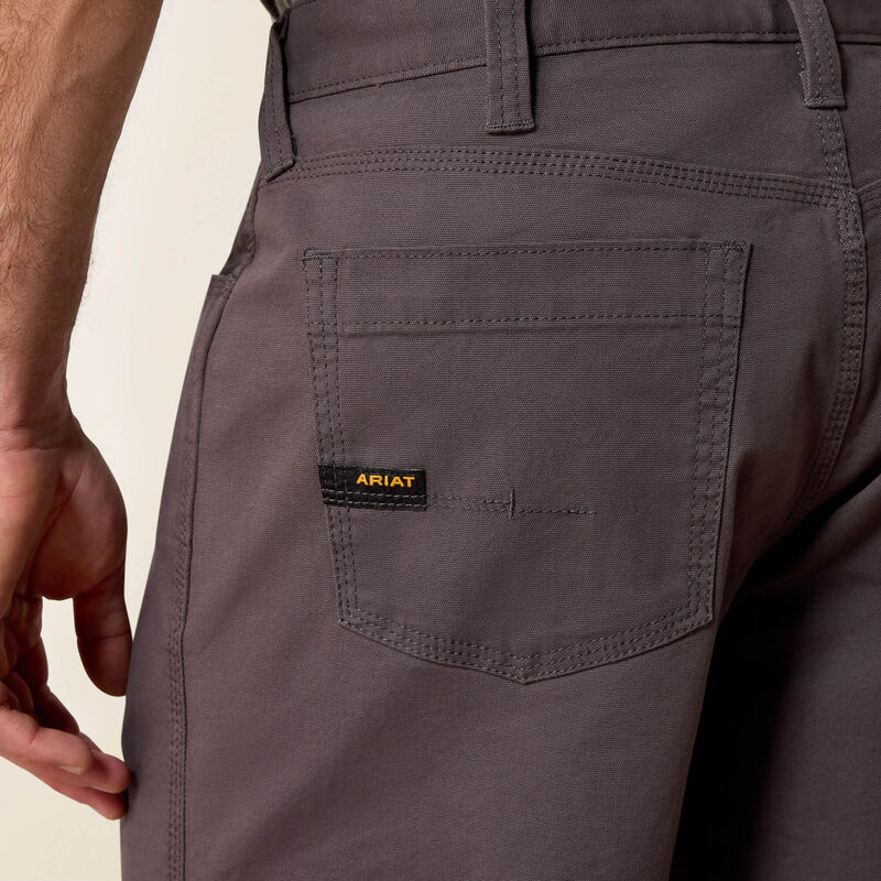 Ariat Rebar DuraStretch Made Tough Short Rebar Grey