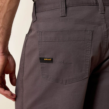 Ariat Rebar DuraStretch Made Tough Short Rebar Grey