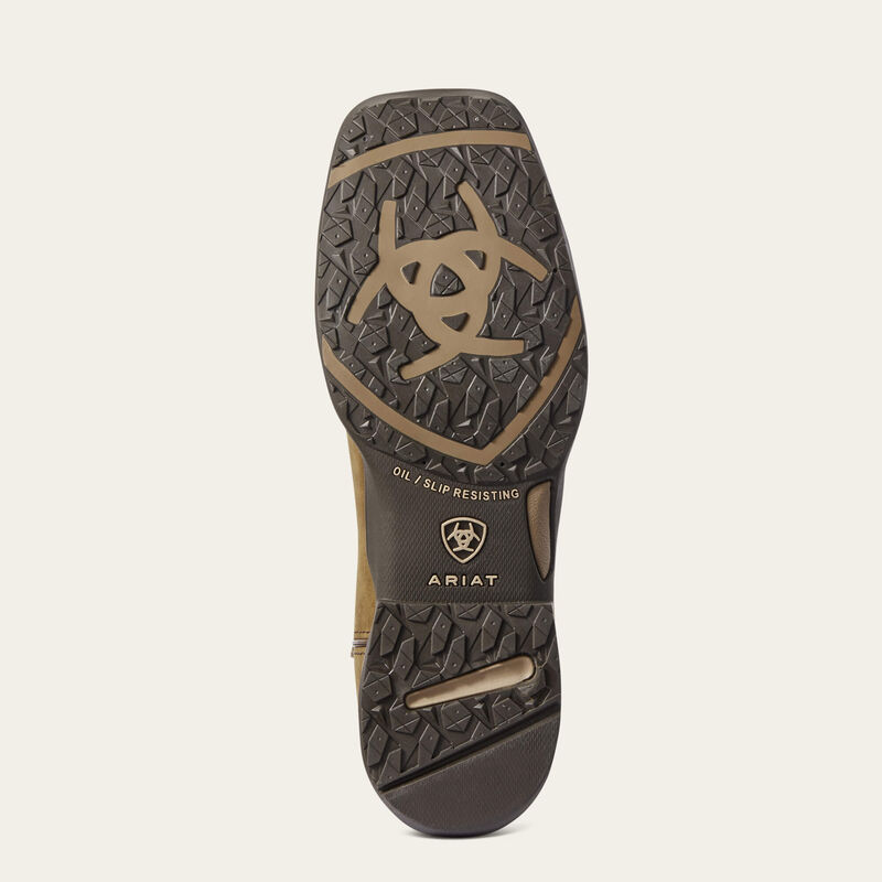 Ariat Anthem Distressed Brown Square Toe Composite Toe Waterproof EH