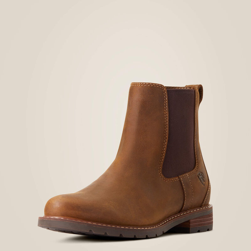 Ariat Ladies Wexford Waterproof Weathered Brown