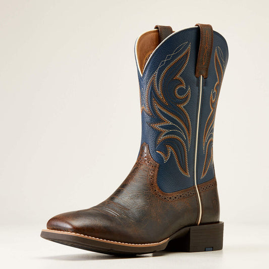 Ariat Mens Sport Knockout Cowboy Boot Dark Whiskey