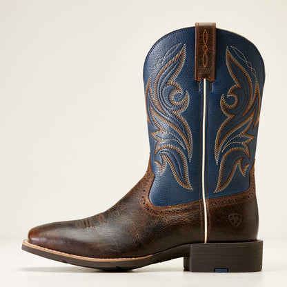 Ariat Mens Sport Knockout Cowboy Boot Dark Whiskey