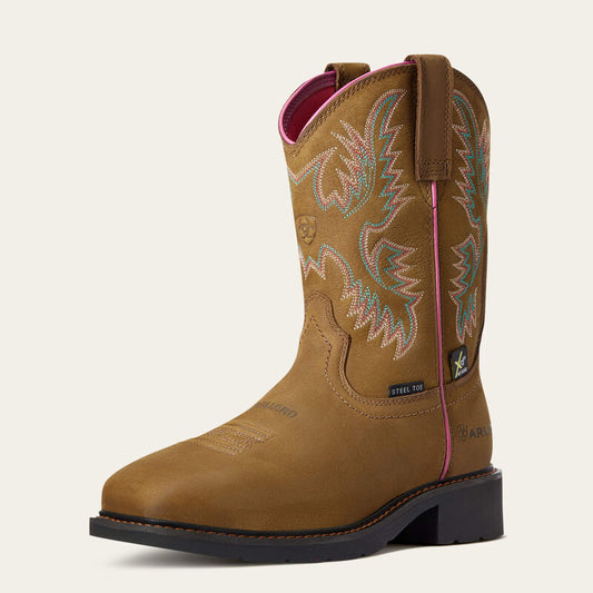 Ariat Krista Dark Brown Steel Toe Metguard