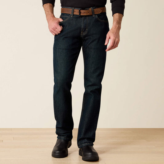 Ariat Rebar M7 Slim DuraStretch Basic Stackable Straight Leg Jean Blackstone