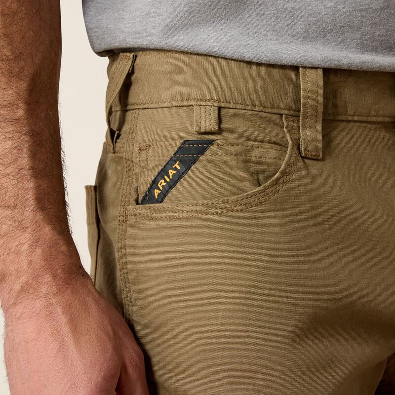 Ariat Rebar M7 DuraStretch Made Tough Straight Pant Field Khaki