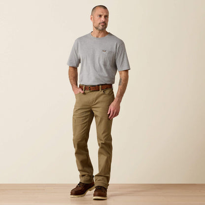 Ariat Rebar M7 DuraStretch Made Tough Straight Pant Field Khaki