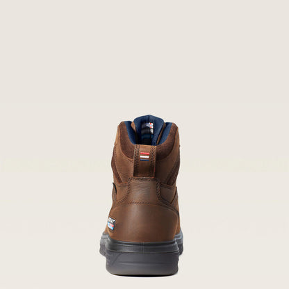 Ariat USA Made Turbo Dark Brown Composite Toe Waterproof EH