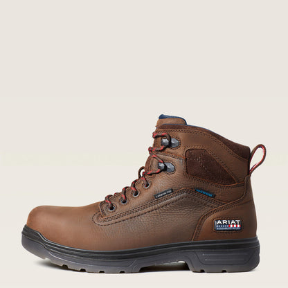 Ariat USA Made Turbo Dark Brown Composite Toe Waterproof EH