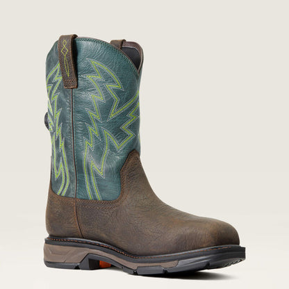 Ariat Workhog XT BOA Bruin Brown/Dark Forest Composite Toe Waterproof EH