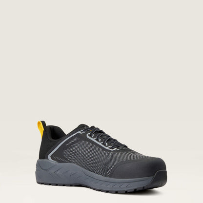 Ariat Outpace Charcoal/Blazing Yellow Composite Toe SD