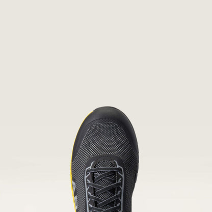 Ariat Outpace Charcoal/Blazing Yellow Composite Toe SD