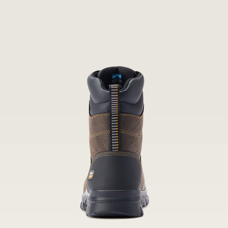 Ariat Treadfast 8" Dark Brown Waterproof EH