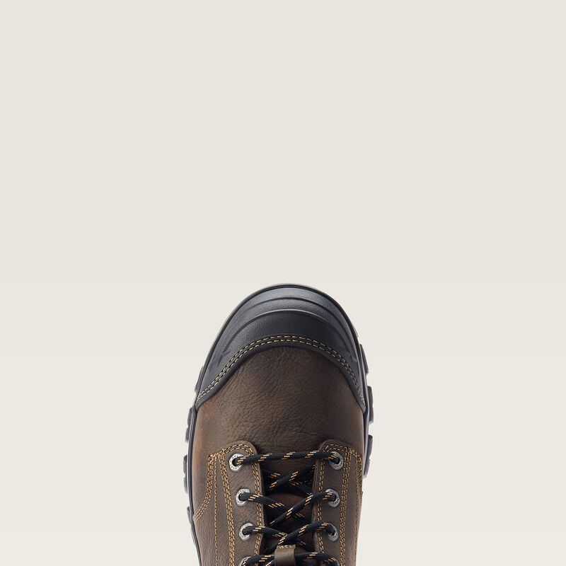 Ariat Treadfast 8" Dark Brown Waterproof EH