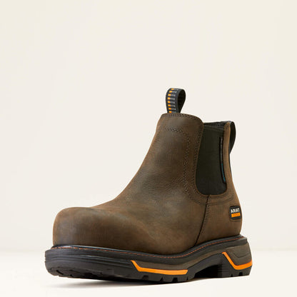 Ariat Big Rig Chelsea Iron Coffee Composite Toe Waterproof EH