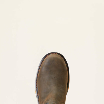 Ariat Big Rig Chelsea Iron Coffee Composite Toe Waterproof EH