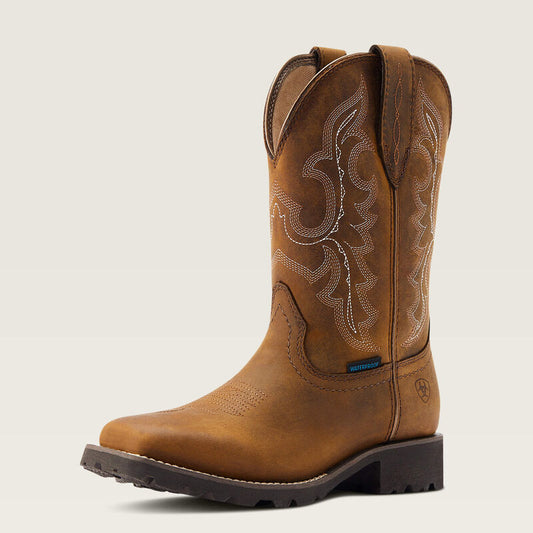 Ariat Unbridled Rancher Waterproof Oily Distressed Tan