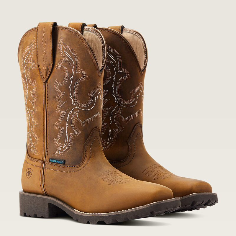 Ariat Unbridled Rancher Waterproof Oily Distressed Tan