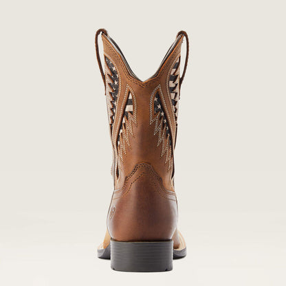 Ariat Kids Quickdraw Venttek Distressed Tan/Flag