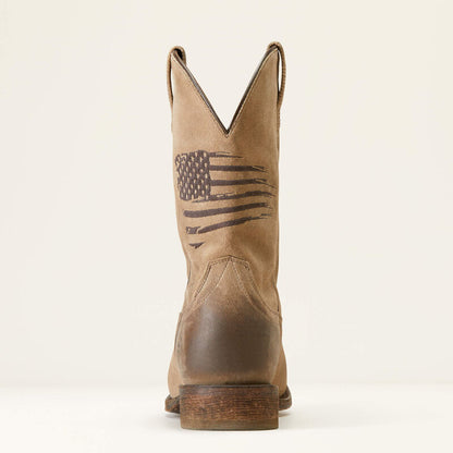 Ariat Circuit Patriot Burned Grey Roughout