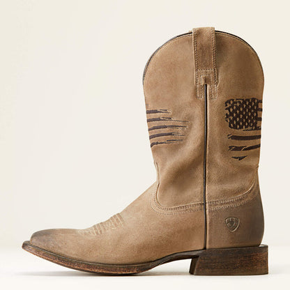 Ariat Circuit Patriot Burned Grey Roughout