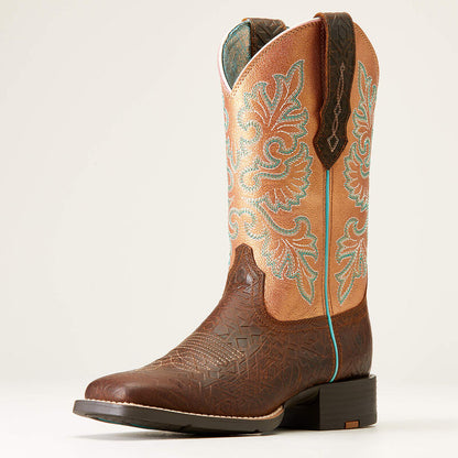 Ariat Round Up Toasted Blanket/Copper Glow