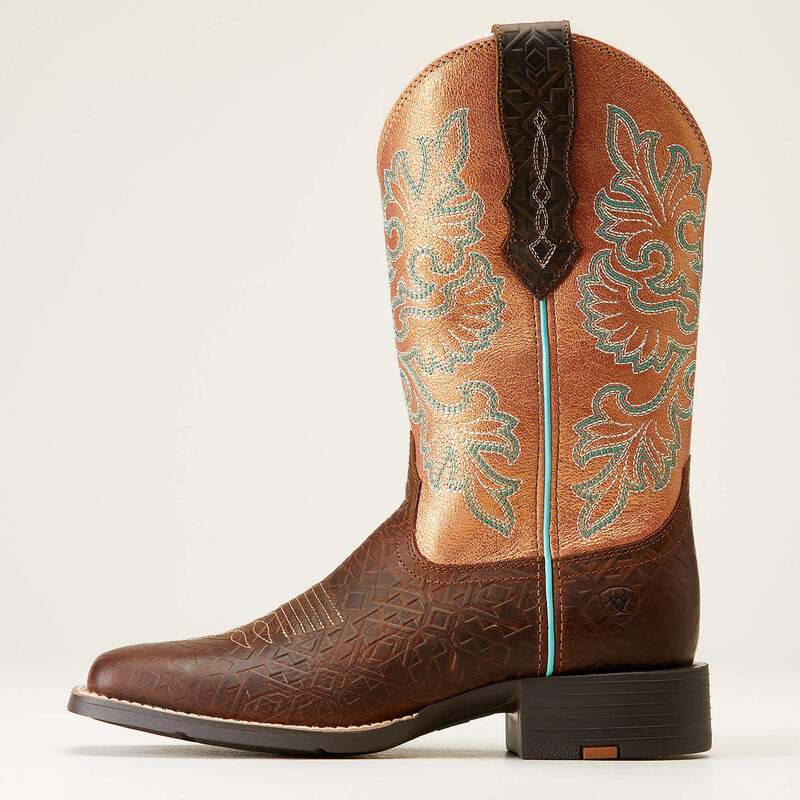 Ariat Round Up Toasted Blanket/Copper Glow