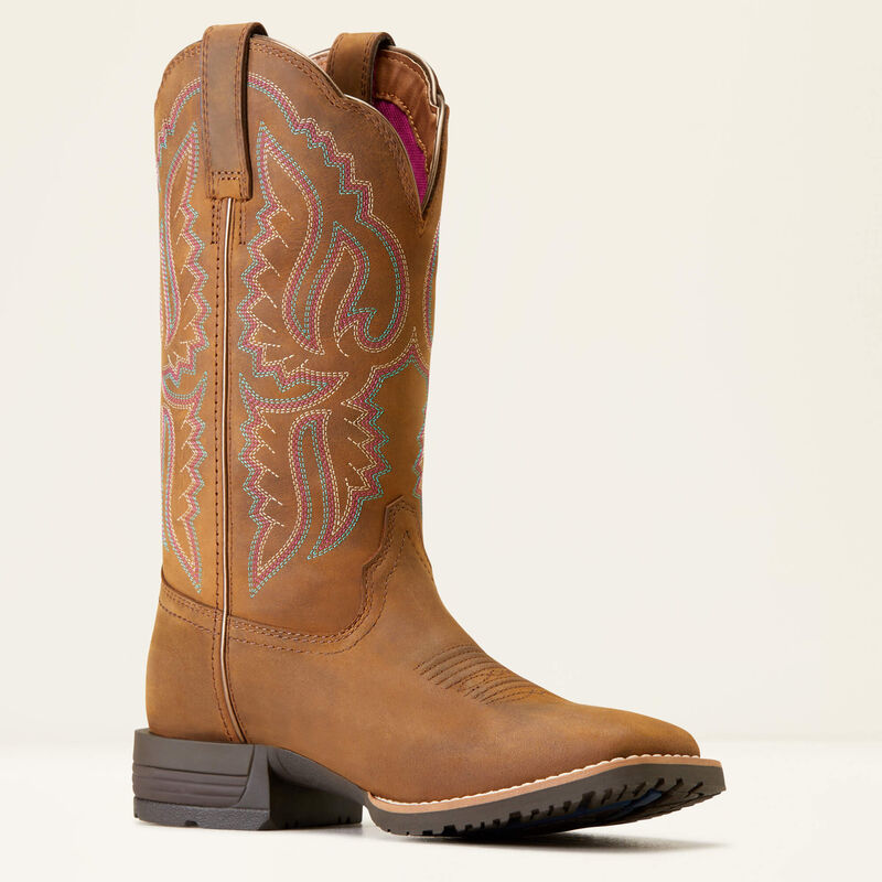 Ariat Hybrid Ranchwork Distressed Tan