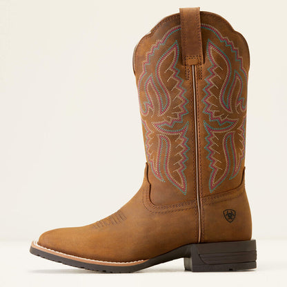 Ariat Hybrid Ranchwork Distressed Tan