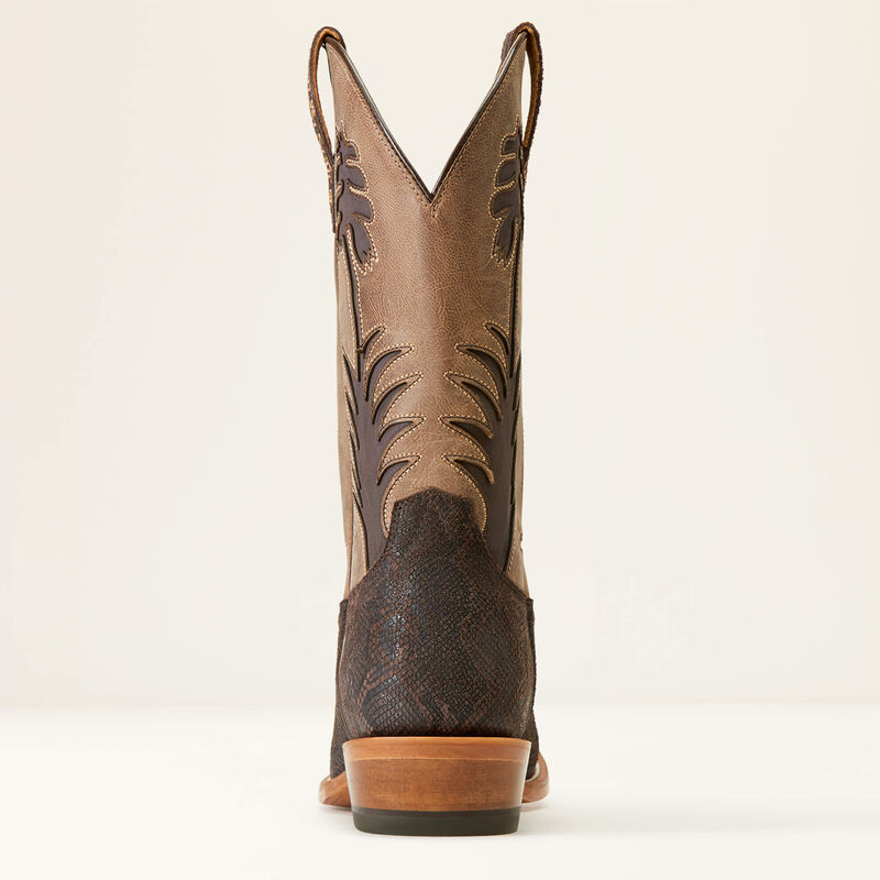 Ariat X Sendero High Tepper Chocolate Snake/Tan