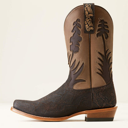 Ariat X Sendero High Tepper Chocolate Snake/Tan