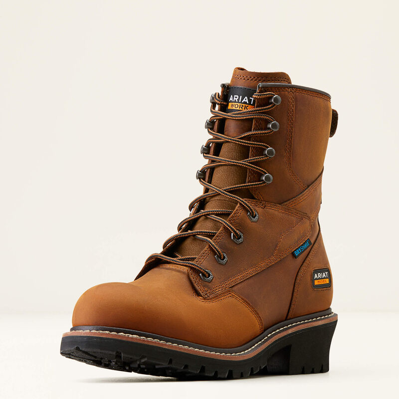 Ariat Logger Shock Shield Brown Waterproof EH