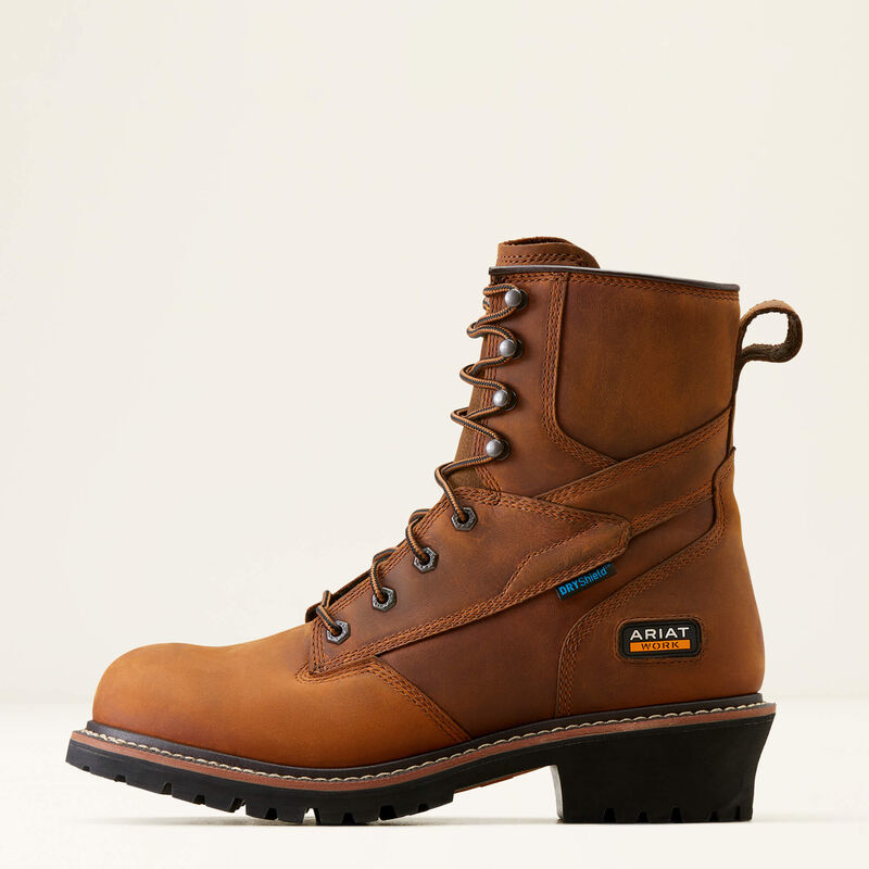 Ariat Logger Shock Shield Brown Waterproof EH